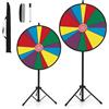 SOARS Ruota della Fortuna 30'', 14 Shot, da Terra con Altezza Regolabile, con Pennarello e Cancellino Riutilizzabile, Base Stabile a Treppiede, per Feste, Carnevale e Ferie (Ø76 cm, 140-170cm)
