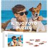 Jachsia Puzzle Personalizzato con Foto, 300/500/1000 Pezzi in Legno, Foto Personalizzata Idea Regalo per San Valentino e Anniversario per Lui e Lei