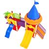 Gatuida giocattoli da scivolo Modellini di giocattoli con diapositive piccole arredamento della casa delle bambole in miniatura mini ornamenti per parchi giochi plastica Colore Casuale