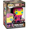 Funko POP Marvel: Black Light - Iron Man Giocatollo, Multicolore, 48846
