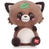 Posh Paws 49402T Kawaii Kuties Mika il Tanuki-cane, morbido peluche, 24 cm, Marrone