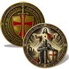 Generic Moneta di preghiera del cavaliere templare, mettere su tutta l'armatura di Dio Cavaliere Templare, simbolo di fede e protezione da collezione, regalo per persone religiose per i cristiani (1 pezzo)