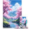 AITEXI Puzzle da 2000 pezzi per adolescenti Anime Giappone Fiore di ciliegio apprendimento educativo Regalo di compleanno, regali, arte murale 70x100cm
