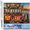 Figured'Art Dipingere con i Numeri - Paint by Numbers Cappello rosso, Passatempo per Adulti, Kit Completo, Hobby Creativi - Quadri fai da te 40x50cm senza cornice