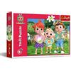 Trefl - Cocomelon, Giochiamo insieme! - Puzzle 30 Tessere - Puzzle Colorati con gli Eroi delle Fiabe, Intrattenimento Creativo, Divertimento per Bambini dai 3 anni