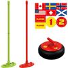 Generico Gioco di curling per bambini - Set sportivo con luce elettrica, pratico giocattolo di curling incoraggia lavoro di e la concentrazione | Gioco coinvolgente per in famiglia, le f