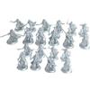 MagiDeal 20x Miniature di Soldati Antichi, Figurine da Gioco per Uomini e Ragazzi, Mini Figure, Diorami per Giochi, Artigianato, Scene in Miniatura, Azzurro