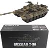 ERTY Carro Armato Telecomandato Russo T90 1:16 2.4G RC Con Funzione di Tiro di Fumo, Luce Sonora, Modellismo Militare, Giocattolo 65 x 23,5 x 18 cm