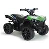 INJUSA Quad Elettrico Bambini 6V Verde con Retromarcia Luci LED Suoni Freno Automatico Pedale Acceleratore Dai 18 Mesi Giocattolo Sicuro Compatto Veicolo per Bambino o Bambina Certificato CE INJUSA