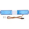HERCHR LED PoliceLuce Lampeggiante Rotante Per Modello RCPolizia Antincendio Ambulanza Illuminazione Per Auto 145x22x12mm Per Modello RC 1:8 1:10(blu)