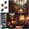 TISHIRON Lusso Biblioteca Puzzle Per Adulti 1000 Pezzi Sfida Libreria Per Famiglia Casa Decorazione Della Parete 70cmx50cm