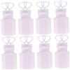 BESPORTBLE 24 Pezzi Contenitore Per Bolle Di Sapone Vuoto Bastoncino Per Bolle Di Sapone a Forma Di Cuore Doppio Bianco Per Decorazioni Di Matrimonio e Feste