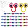 WJnflQN 50 Pezzi Occhi Da Dito Occhio Dito Marionette Mostro Occhio Marionette Da Dito Marionette Da Dito Per Bambini PVC Anelli Per Occhi Colorati Burattino Da Dito Marionette Da Dito Per Occhi