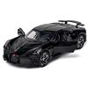 NALora Veicoli a Motore in Scala 1:32 Diecast In Lega Modello Di Auto Per Bugatti La Voiture Noire Miniatura Supercar Gioca Bambini Collezione Regalo Modello di Auto Replica (Color : Bright Black)