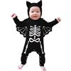 Generico Tutina per Halloween con a, con Cappello, Costume per Neonati, Bambini/Bambine