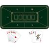 Générique Vassoio da tavolo da blackjack, tavolo da poker pieghevole, tappetino da tavolo da blackjack, pieghevole antiscivolo resistente all'acqua, top da poker avanzato con borsa da trasporto per regali di f