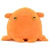 PuffPurrs Peluche Realistico Grimpoteuthis, Polpo Marino con Pinne a Orecchie, Corpo Rotondo Morbido, Cuscino 18 cm