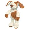 Sigikid 39525 - Peluche a Forma di Cane, per Bambine e Ragazzi, consigliato dalla Nascita, Bianco/Marrone