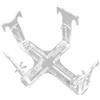 kowaku Supporto per verniciatura a spruzzo per Modelli di aeromobili Base espositiva Multifunzione per Modelli di Hobby per Soggiorno, 32cmx29.9cm