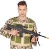 FIESTAS GUIRCA | Fucile d'Assalto Finto (58 cm) - Accessorio per Costume Militare, Soldato, Poliziotto, Cosplay, Carnevale, Halloween, Feste a Tema - Adulto Bambino - Nero