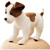 Asudaro Peluche per cani, in piedi, 30-35 cm, giocattolo di peluche per cani come vero Jack Russell Terrier Cucciolo Chihuahua Bulldog peluche per bambini