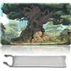 MPLR BOARD GAME MTG - Tappetino da gioco MTG + borsa impermeabile gratuita, bordi cuciti, superficie in gomma liscia, MTG PlayMat con zone (An Original Angel of Flight Alabastro) (MTG (1) - Nessuna