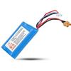 VGEBY Batteria al Litio RC, 7,4 V 2000 mAh Batteria al Litio per Auto RC Sostituzione Accessori per Auto RC Adatta per Veicolo di Ingegneria per Escavatore 1580
