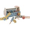 Little Dutch 7078 FSC - Cassetta portautensili in legno, 20 pezzi, colore: Blu