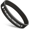 GSCSP braccialetti silicone personalizzabili bracciali fluorescenti per feste braccialetto semiperdo bambini-Nero