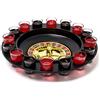 Relaxdays Drink Roulette con 16 Bicchierini Gioco da Tavolo Happy Hour Roulette alcolica