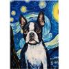 Generic Notte stellata Boston Terrier puzzle 300/500/1000 pezzi (500 pezzi (38 × 52 cm)