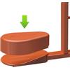 PonyCycle Pedale Pad per Modello E Ride On Horse Toy - Compatibile con Modello E taglia 3 e taglia 4 - Marrone