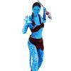 JORXG Costume da Guerriera Tribale Bambini Donna Cosplay - Include T-shirt, Pantaloni, Top, Cintura, Coda e Bracciali per Bambini per Halloween, Carnevale, Costumi di Mascherata (L)