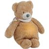 Nattou Peluche e Luce Notturna, Sleepy l'Orsacchiotto, 7 Colori Naturali, Carillon Integrato, Batteria USB, 19,3 x 11 x 30,5 cm, Vegano, Peluche/Poliestere, Marrone Chiaro