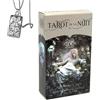 Generico Tarot de la Nuit - Pocket Edition, Cardstock, ideale per principianti, include carte e collana