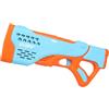 ODS - Soffiabolle, Multibolle Deluxe, Pistola Spara Bolle di Sapone a Batteria, con Luci LED, Incluse 2 Bottigliette da 88 ml di Soluzione, Colore Azzurro e Arancio, 24 x 19 x 6 cm, +3 Anni