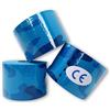 LisaCare Kinesiology - Set di 3 nastri muscolari, senza lattice, motivo mimetico, 5 cm x 5 m (3 rotoli blu)