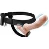 realGOOS® STRAP-ON DOPPIO PER LEI DONNA INDOSSABILE CON MOTORE E TELECOMANDO