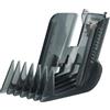 vhbw Attacco a pettine 3-21 mm (1/8 - 7/8) compatibile con Philips QC 5105 tagliacapelli, regolabarba - pettine di ricambio trasparente/grigio