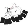 Tiiyee Panno Riscaldante Elettrico, Pad Riscaldante Elettrico Invernale Giacca Riscaldata Scalda Panno Elettrico In Fibra Di Metallo Kit 8-in-1 Foglio Riscaldante Panni Elettrici Set Per La Notte Di Campeggi