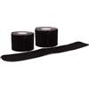 Axion Nastro Kinesiologico - Set da 2 Nastri Pretagliati Neri | 40 Pezzi Sportivi 25 x 5 cm | Impermeabile, Delicato sulla Pelle, Elastico, Perfetto per Sport e Fisioterapia