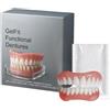 Generico Dentiere funzionali comode, set di protesi in silicone modellante multifunzionale, set di protesi morbide e confortevoli, superiori e inferiori per uomini e donne (1 Pcs)