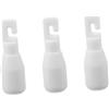 MAGICLULU 3 Pz testa di canna per i ciechi punta di canna fornitura di stampelle luce light proiettire punta della stampella per uso quotidiano punta della stampella compatta plastica bianca