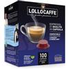 Lollo Caffè - 100 Capsule Caffè - PassioneMio Argento - C. Lavazza a Modo Mio