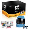 POP CAFFE' 200 CAPSULE POP CAFFE' MOKA-UNO 4 DECAFFEINATO COMPATIBILI UNO SYSTEM ILLY KIMBO