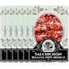 7 BELLOTAS Salame Spagnolo (Salamino) 100% iberico 7 BELLOTAS | Salchichon iberico Pata Negra Bellota | Salumi della Spagna Salamanca (Affettato 6X80G)