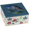 Neavita Tisana Collection - Cofanetto in Legno Azzurro 4 scomparti con 20 Tisane e Infusi Bio in Filtro Tisane 100% biologiche con materie prime di alta qualità