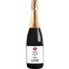 Bottle-Up Idea regalo spumante Prosecco DOC, bottiglia personalizzata originale per San Valentino, bomboniere, anniversario di fidanzamento e di matrimonio (0,75L, Keep Calm Love)