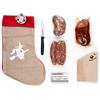 Moretti® Christmas Calza Di Natale Idea Regalo Con Salumi E Accessori Omaggio | Specialità Salumi Calabrese | Regali Originali | (Calza Con Salumi Dolci (non Piccanti) )