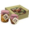 Scapin Funghi - Cesto Kaberlaba - I sapori sott'olio della tradizione con porcini e finferli in olio d'oliva - Confezione regalo gourmet dell'Altopiano di Asiago, gusto autentico di montagna